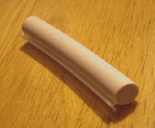 T slot window weatherstrip 5/16&#034; bulb bubble seal white 25&#039; minimum order for sale