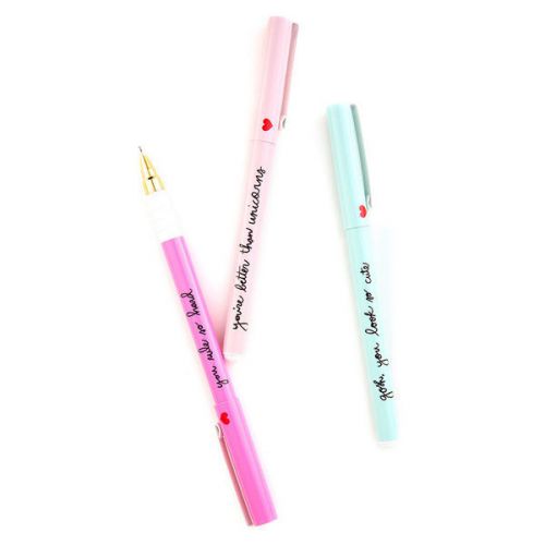 Ban.do Bando Pen Set - &#034;Sweet Talk&#034; - Set of 3