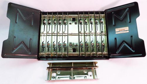 VTG MASTER 12 Slot + 13 Sections Countertop CATALOG Display RACK 30-Deg  EUC