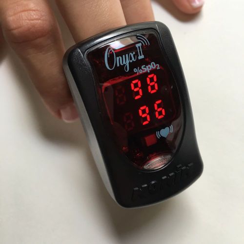 Nonin Onyx II 9560BT Bluetooth Pulse Oximeter SpO2 Wireless &amp; Lanyard