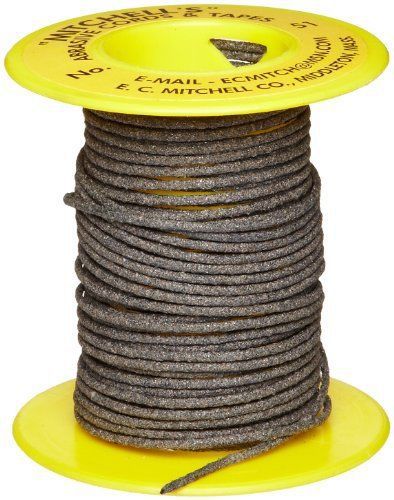 Mitchell Abrasives 51 Round Abrasive Cord, Aluminum Oxide 120 Grit .055&#034; x 50