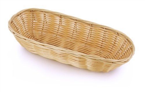 New Star Foodservice New Star Polypropylene Oblong Hand Woven Fast Food Baskets,