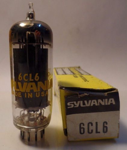 NOS Sylvania 6CL6 Audio Amplifier Vacuum Tube