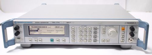 Rohde &amp; Schwarz SMR 27 10 MHz to 27 GHz Signal Generator Options B1 B3 B4 B5 B14