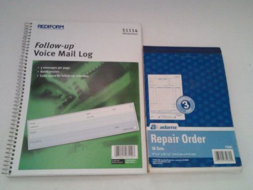 Rediform Follow-up Voice Mail Log Form 500 Messages/Adams Repair Order (14.2 cm