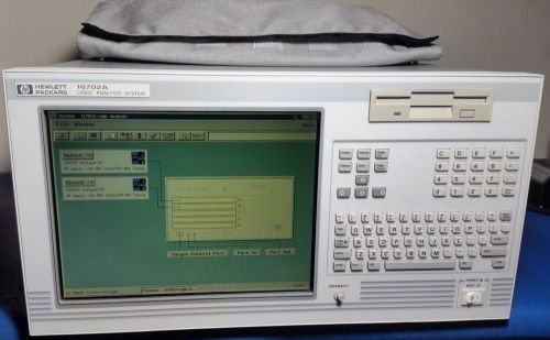 Agilent Keysight 16702A Logic Analysis System 003 w/ 16555A x3, 500 MHz, Tested!