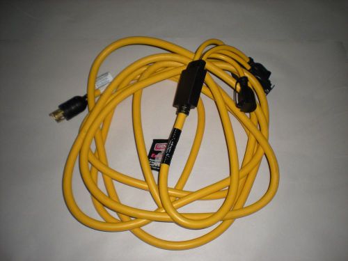 Generac Extenda Panel 25&#039; Generator Extension Cord 4 Prong  7500 watt 30A