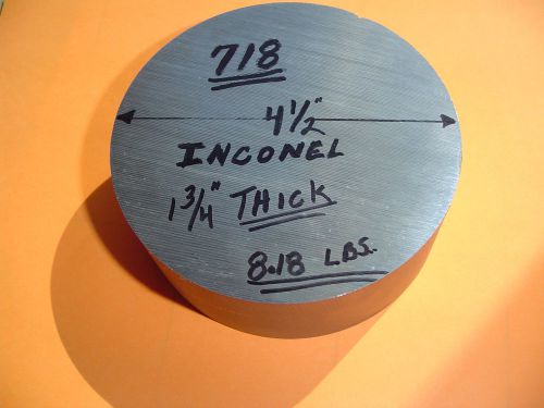 2 INCONEL 718 4.50 OD X 1.75 LONG