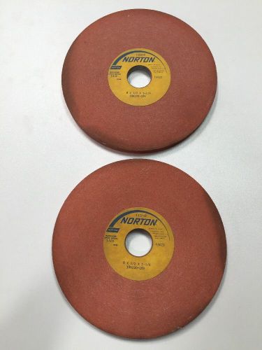 Norton Grinding Wheels 8x1/2x1-1/4 LOT of 2 - 220 Grit