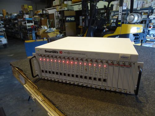 Spirent SmartBits SMB-10 Network Analyzer w/ 16X SX-7410B Cards