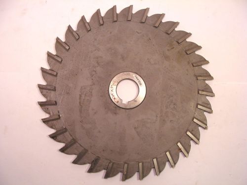 NOS POLAND made HSS Plain Tooth Side &amp; Face Horizontal Milling Cutter 8&#034;x1/4&#034;x1&#034;