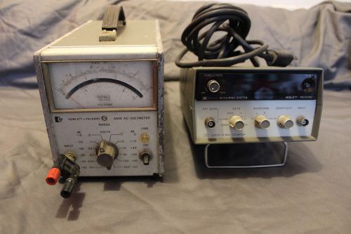 Hewlett Packard HP 5300A Measuring System &amp; 400e AC Voltmeter