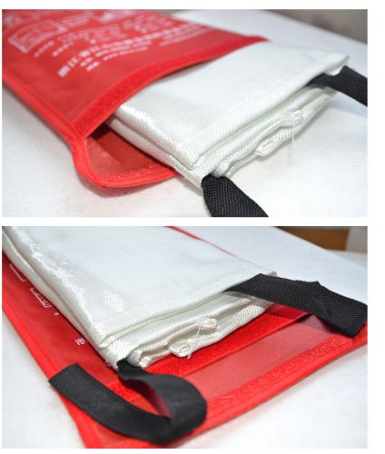 Welding fire blanket 5&#039; x 5&#039;(150cm x 150cm) fiberglass safety survival shield for sale