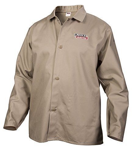 Lincoln Electric Khaki X-Large Flame Retardant Cloth Welding Shirt