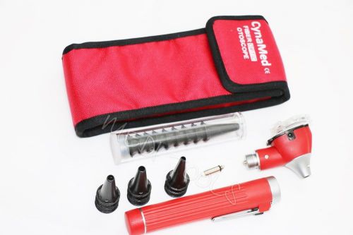 NEW FIBER OPTIC Otoscope  Examination LED Diagnostic ENT SET Kit+1 FREE BULB