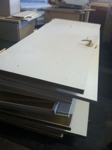 Lot of Doors Heavy duty office doors with kick plates