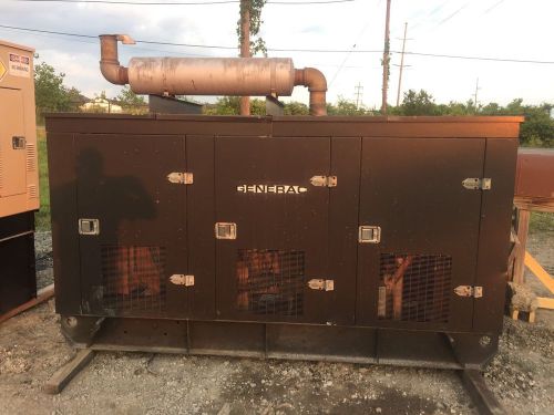 130kw generac generator 13.3 liter diesel 12 lead 1/3 phase 681 hrs enclosed for sale