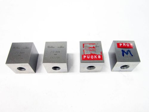 LOT OF FOUR 27.381MM GAGE BLOCK 27.381 MILLIMETER GAUGE WEBBER CROBLOX STARRETT