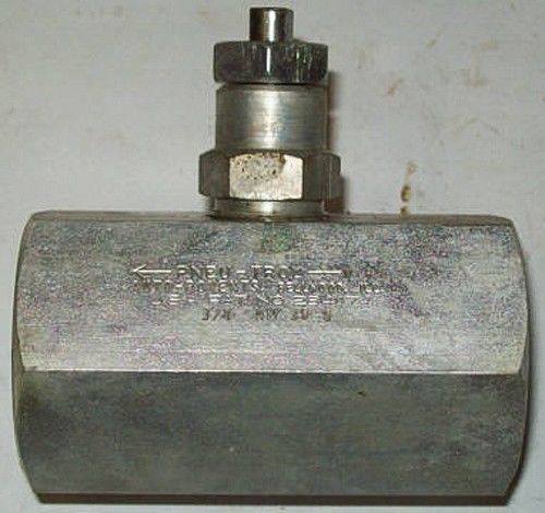 Deltrol pneu-trol 3/4&#034; steel needle valve nm35s for sale