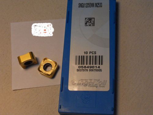 20 NEW INGERSOLL SNGU 1205ENN CARBIDE INSERTS.  GRADE: IN2530 {D408}