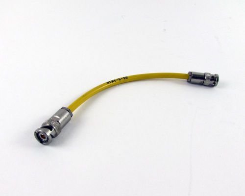 6&#034; trompeter trb triax 3-lug cable assembly - 50 ohm, m-m for sale