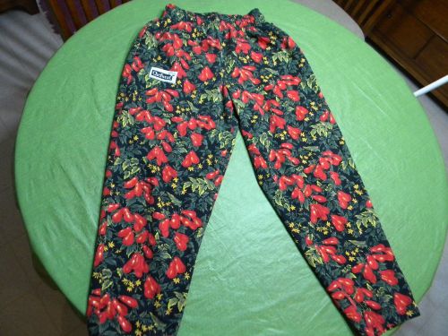 Chefwear pants chili peppers Medium