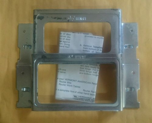 Vermont american hinge mortising template set made in usa no. 23457 (857) for sale