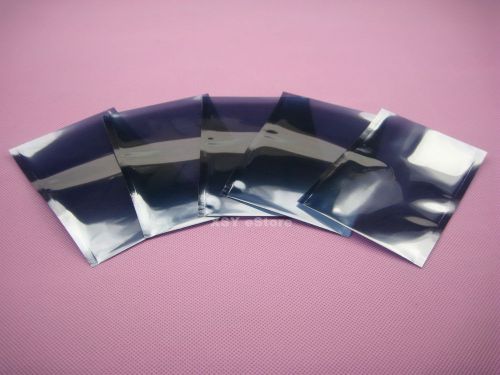 New 100 silver gray anti static bags small size 1.5&#034; x 3&#034;_40 x 80mm for sale