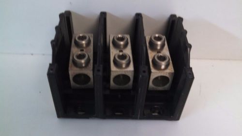 GUARANTEED! BUSS 310A 600V BUSS DISTRIBUTION BLOCK 16303-3