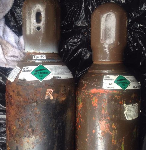 80 CUBIC FOOT HELIUM, TANKS / 2 pieces