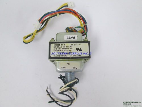 Rainbird 633165-01-H Transformer Cin-Tran 30-BG2453 120V 60Hz 30-0433