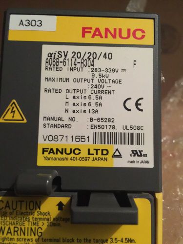 FANUC Servo Amplifier Module A06B-6114-H304 New