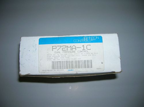 Johnson Controls P72MA-1C Dual Pressure Control