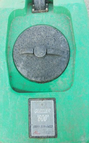 Aztec Guzzler floor stripper pick up machine with floor mount squeegee - as is