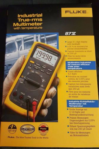 Fluke 87V Industrial True-rms Multimeter With Temperature BRAND NEW IN BOX