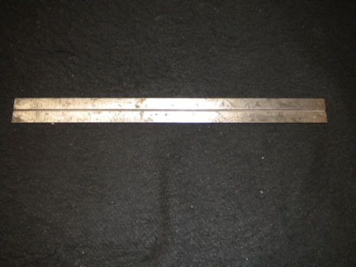 Vintage STARRETT Protractor Rule 12&#034; Graduation Ruler No.4 Hardened Steel