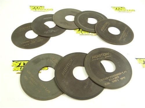 BIG LOT OF NORTON 4&#034; DIAMOND GRINDING WHEELS