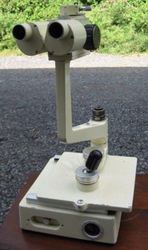 VINTAGE TOPCON SLIT LAMP SUPER 1A OPTICAL DEVICE, as found