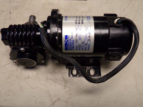 Bison 021-746-7540 1/20 HP 90 VDC .61 Amps 49 RPM 40:1 DC Motor 0217467540