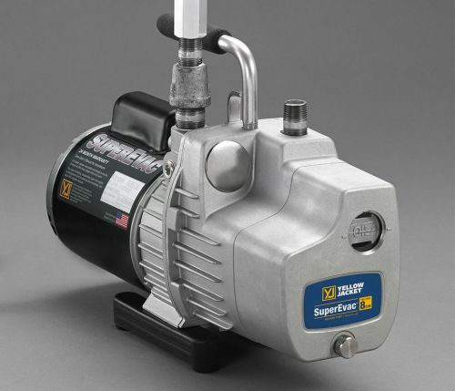 Yellow jacket superevac 93530 two stage 8cfm  hvac ammonia nh3 freon vacuum pump for sale