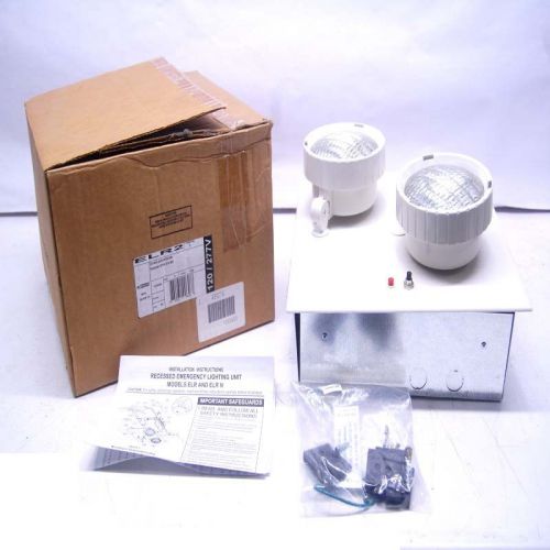 NEW Lithonia Lighting ELR2 240450 White Recessed Mount Emergency Lighting Unit