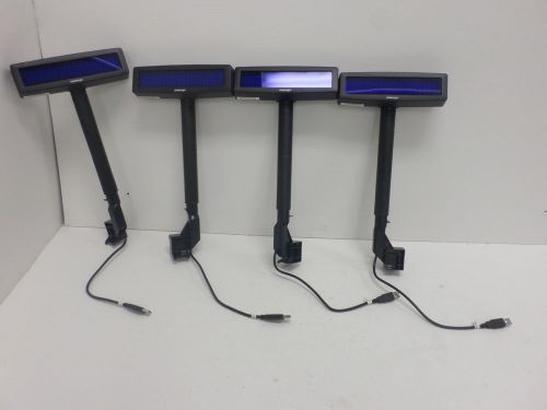 Lot of 4 PD2600 Series Pole Displays (2601X00FEP)