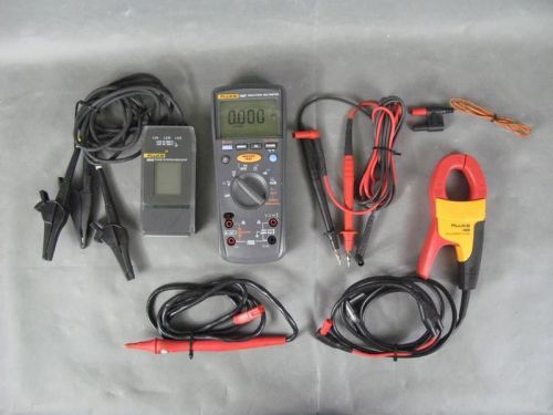 Fluke 1587 Insulation Multimeter &amp; 9040 Phase Rotation Indicator w/ Accessories