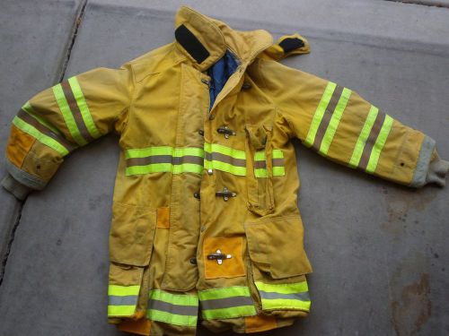 38x35 - CAIRNS Men Firefighter Jacket Turnout Bunker Fire Gear #14 Halloween