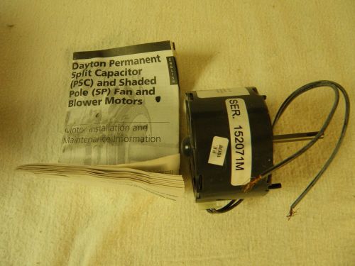 Dayton 3M534D Motor, 1/100 hp, 1550 RPM