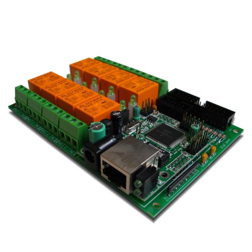 Eight(8) Channel Relay Module Board for Remote Control - LAN, Ethernet, SNMP