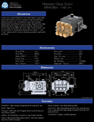 Industrial triplex plunger pumps rr series pump rra5.5g30n - 1750 rp rod ceramic for sale