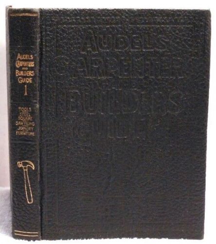 1945 #1 AUDELS CARPENTERS &amp; BUILDERS GUIDE Graham Construction Carpentry Tools