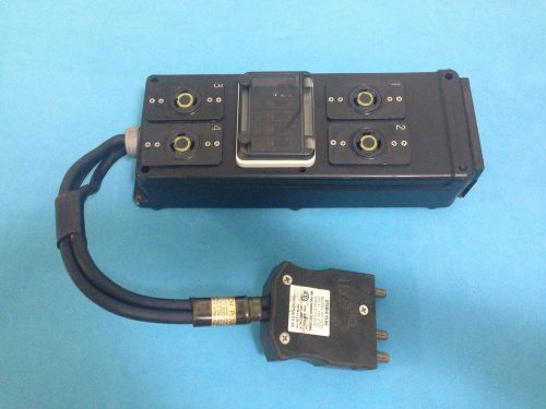 Lex products db100a, portable power distribution box 100 a, 1 phase 120v, 3 wire for sale