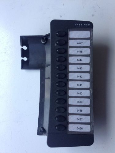 Mitel 5412 IP PKM Expansion Module Dark Grey - Used